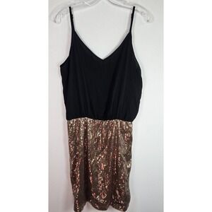 Grace Karin Womens Rose Gold Sequin Cocktail Fancy Dress Sz M Medium‎